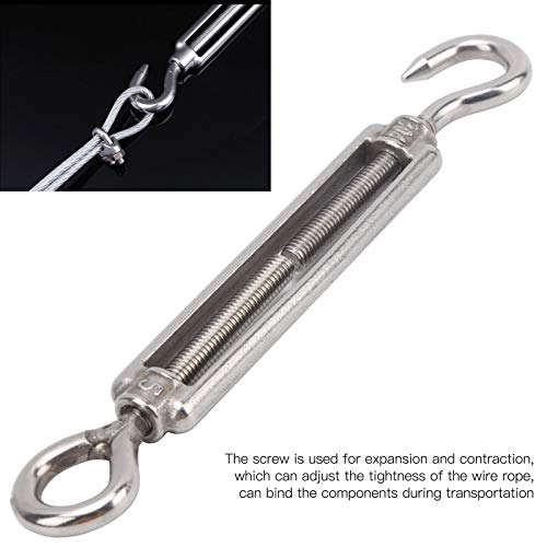 Stainless Steel Turnbuckle, Simple Structure Easy Processing Rope